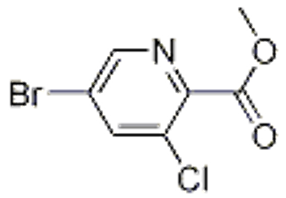 5-Bromo-3-kloro-2-piridinkarboksilik kislota metil efiri