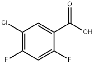 5-kloro-2,4-difluorobenzojeva kiselina