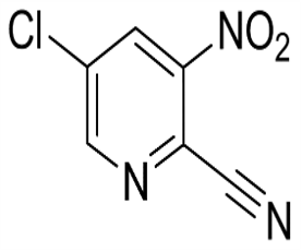 5-kloro-3-nitropiridin-2-karbonitril