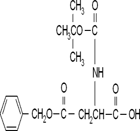 Boc-D-аспарагинова киселина 4-бензилов естер