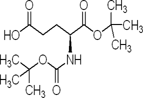 Boc-L-glutamat asam 1-tert-butil éster