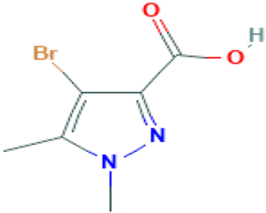 H-Pyrazol-3-carboxylic acid، 4-bromo-1,5-dimethyl-