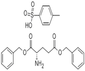 L-glutamo rūgšties dibenzilo esterio 4-toluensulfonatas
