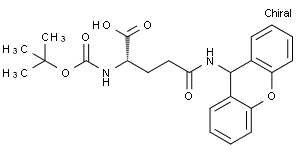 N-Boc-N'-(9-ксантенил)-L-глутамин