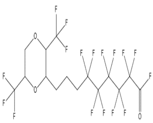 Perfluor(2,5-dimethyl-3,6-dioxananoyl)fluorid