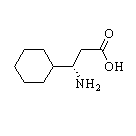 Acid (S)-3-amino-3-ciclohexil propionic