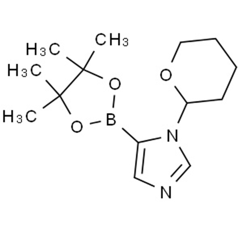1-(2-ਟੈਟਰਾਹਾਈਡ੍ਰੋਪਾਇਰਨਿਲ)-1H-ਇਮੀਡਾਜ਼ੋਲ-5-ਬੋਰੋਨਿਕ ਐਸਿਡ ਪਿਨਾਕੋਲ ਐਸਟਰ (CAS# 1029684-37-4)