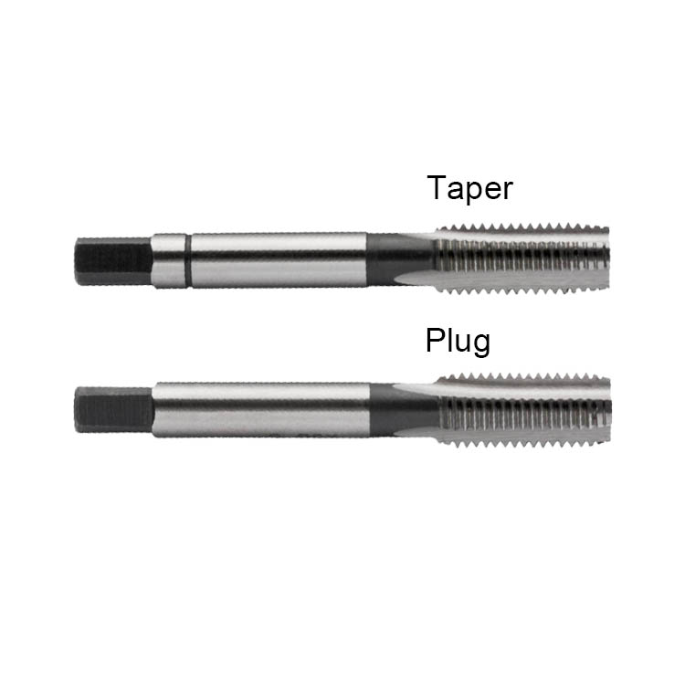 DIN2181 Straight Flute Hand Plug Thread Cutting Taps para sa Steel Aluminum Tapping