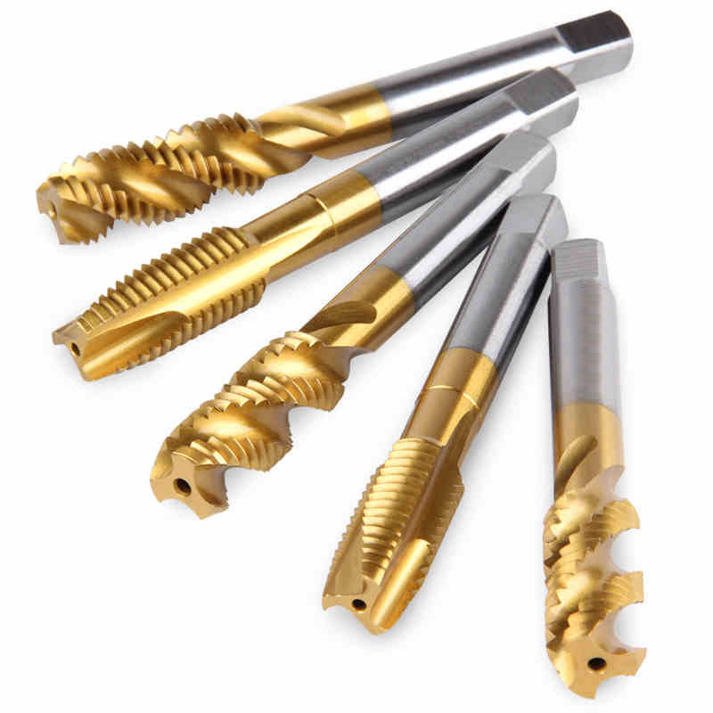 M35 DIN371/376 TIN Coating Thread Spiral Flute Machine Taps