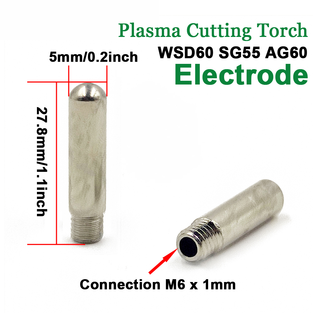 Welding Accessories Plasma Secans Machina Consumables Kit Welding Nozzle Electrodes Accessories AG60 SG-55 WSD60