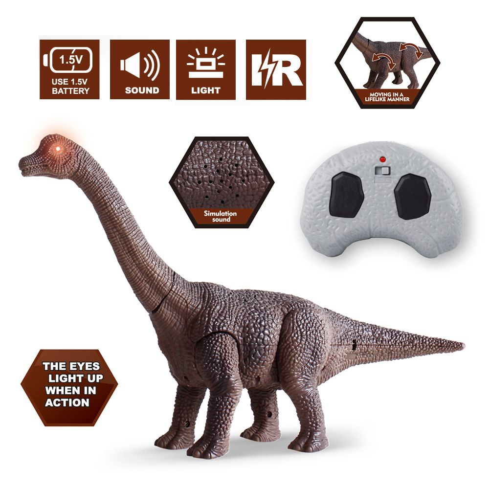 fábrica de brinquedos dino brachiosaurus com controle remoto infravermelho de alta qualidade