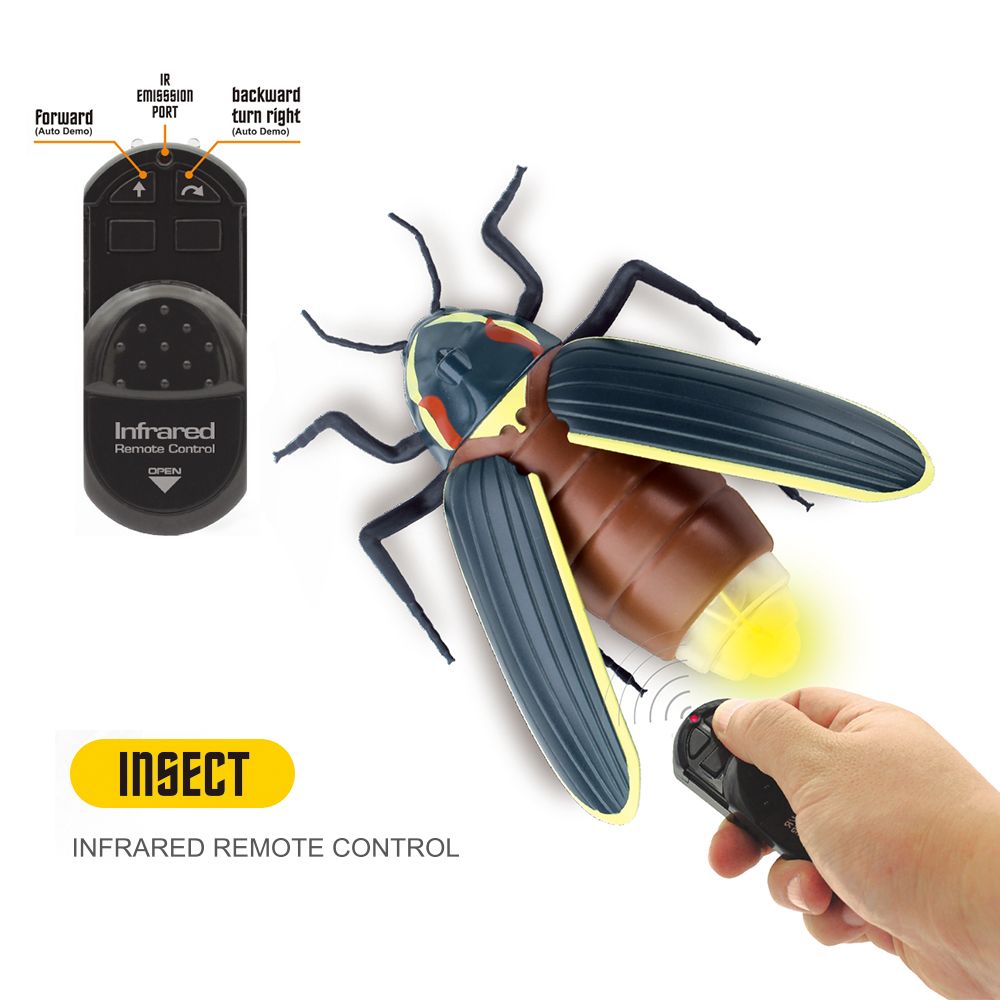Großhandel r/c Glühwürmchen 3CH Infrarot-Glühwürmchen leuchtende Insektenspielzeuge für Kinder