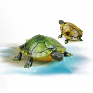 تعليمي ٻار راند ڪن ٿا ir turtle toy ريڊيو ڪنٽرول جانورن جي ڪارخاني