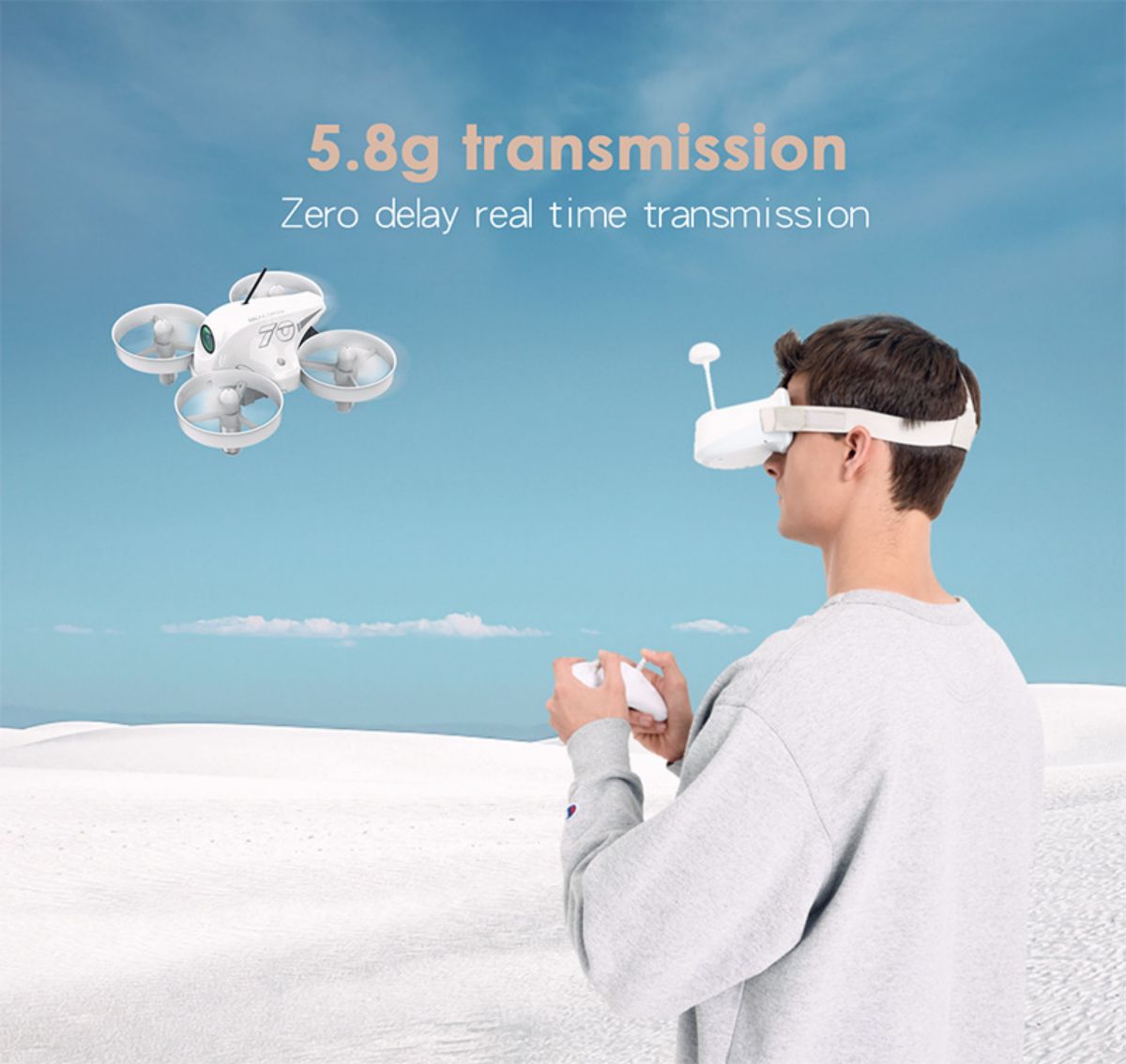 Pabrik Drone Balap FPV 5.8G Dengan Kacamata VR -Mainan Xinfei