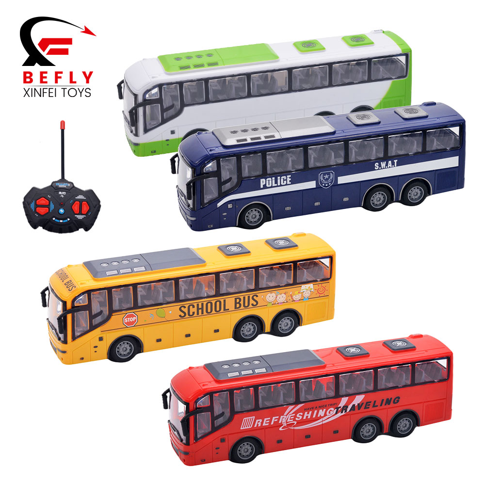 Stil të ndryshme dhe përmasa të ndryshme Seri autobusësh me telekomandë me 4 kanale