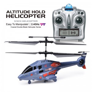 Търговия на едро с 2,4 GHz дистанционно управление, задържане на височината, 3,7 V батерия, вътрешна летяща играчка, RC хеликоптер за деца