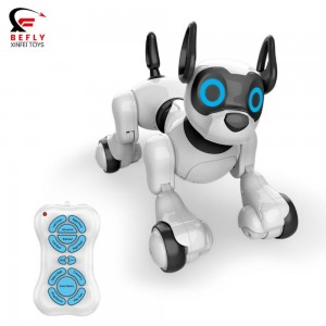 versi rusia mainan anjing listrik inframerah remote control pabrik robot hewan peliharaan pintar
