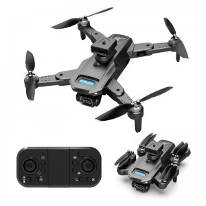 S22 theko e tlaase ea elektroniki habeli khamera 4k drone moter brushless quadcopter toy bakeng sa batho ba baholo