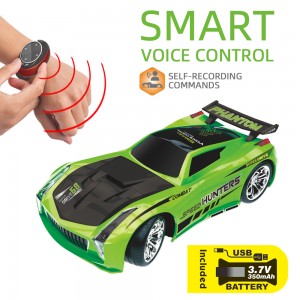 Trkački automobil sa tri načina glasovne kontrole u mjerilu 1/16 sa svjetlom