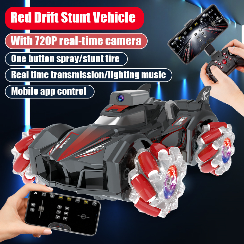 Aplikasi Kontrol Gravitasi Kamera 720P FPV Stunt RC Mobil Pabrik-Mainan Xinfei