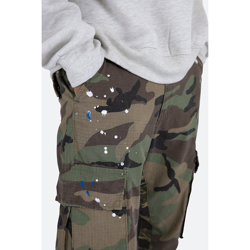I-Custom Flare Mens Camo Trouser Camouflage Cargo Pants