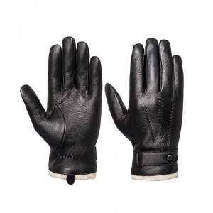 Zimske muške rukavice od prave kože