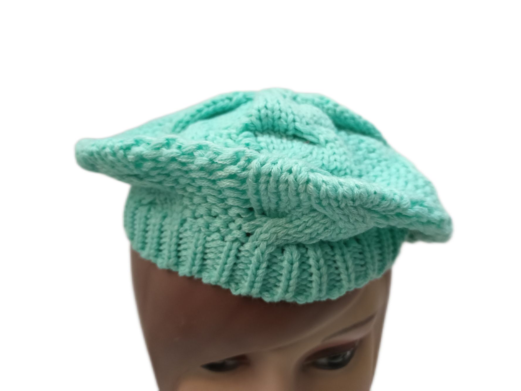 2022 Beret jacquard knitted