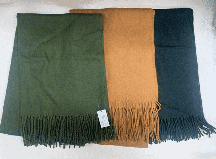 unisex plain woven scarf