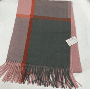 100%acrylic knit scarf