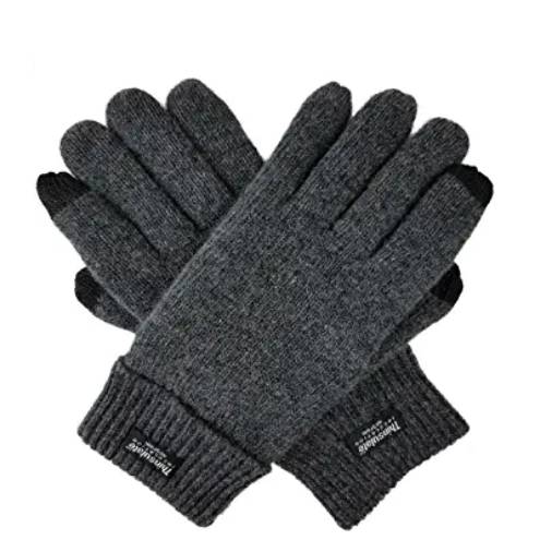 Men’s Pure Wool Knitted Gloves
