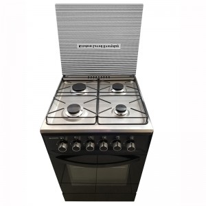 Freestanding 20” 50X50cm 4 burner gas range oven