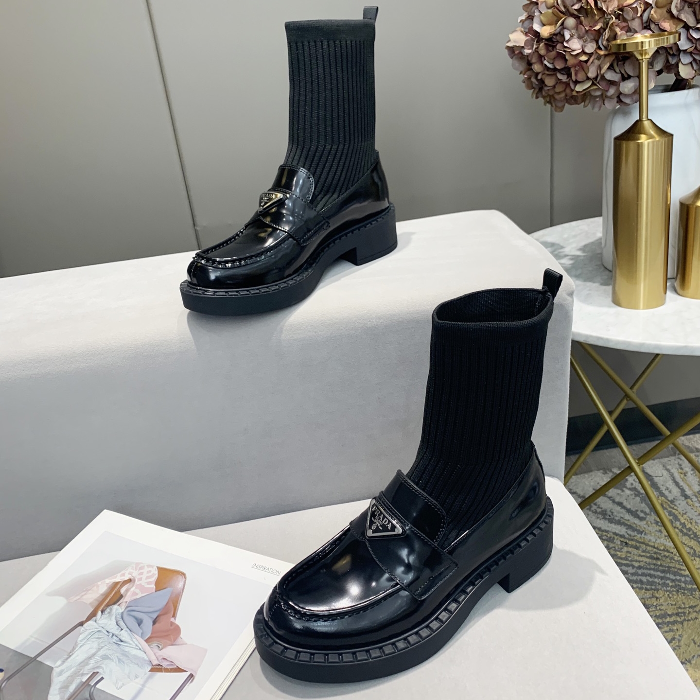 Good selling sock Boots #Calvin&Luo fashion luxury famous brand Milan Fashion Week women brand shoes and fake designers shoes also high quality brand heels