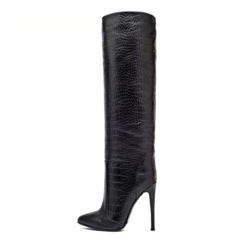 plus size real leather boots wholesale