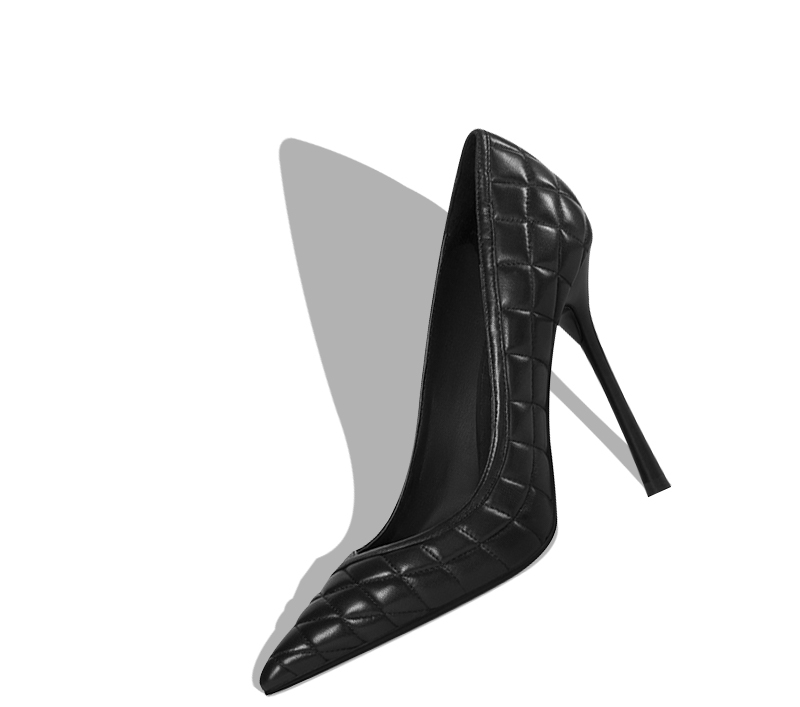 2021 Newest Design High Heals Pump Women Shoes Argyle Plaid Elegant Women’S Heels Pump