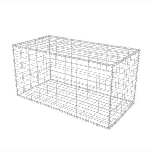 Hexagonal Gabion Mesh, 2x1x0.5 Gabion Wall Baskets Stone Cages