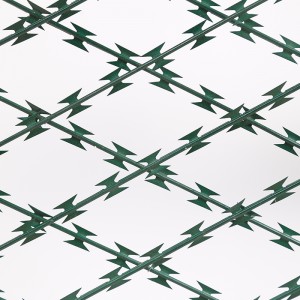 OEM Manufacturer Ripper Razor Mesh - Welded razor wire mesh Diamond razor mesh fence – Xinpan