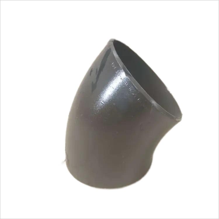 Carbon Steel Seamless Butt Weld Pipe Fittings Cubitus 45 Degree