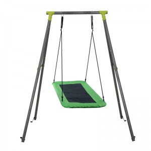 XNS002 Single Mental Swing Set with Toy Swing Seat