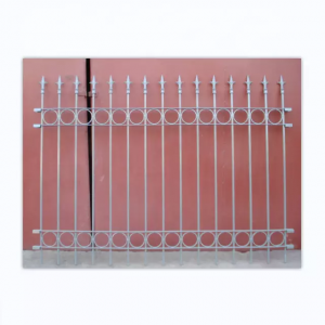 Porta de tanca de panells d'acer d'alta qualitat a preu de fàbrica per a jardí i casa
