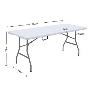 6FT Új dizájn Forrón eladó desszertasztal nagy teherbírású összecsukható asztal