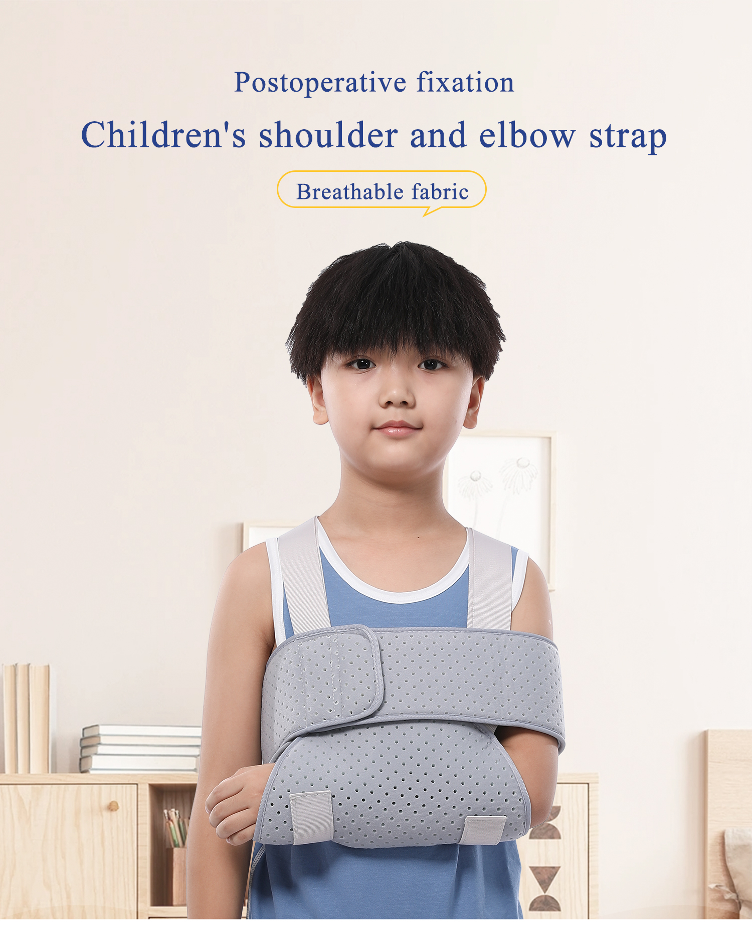 Kinderen Elleboog Ondersteuning Arm Sling Brace Medische Orthese Onderarm Sling Ondersteuning Fabrieksproductie