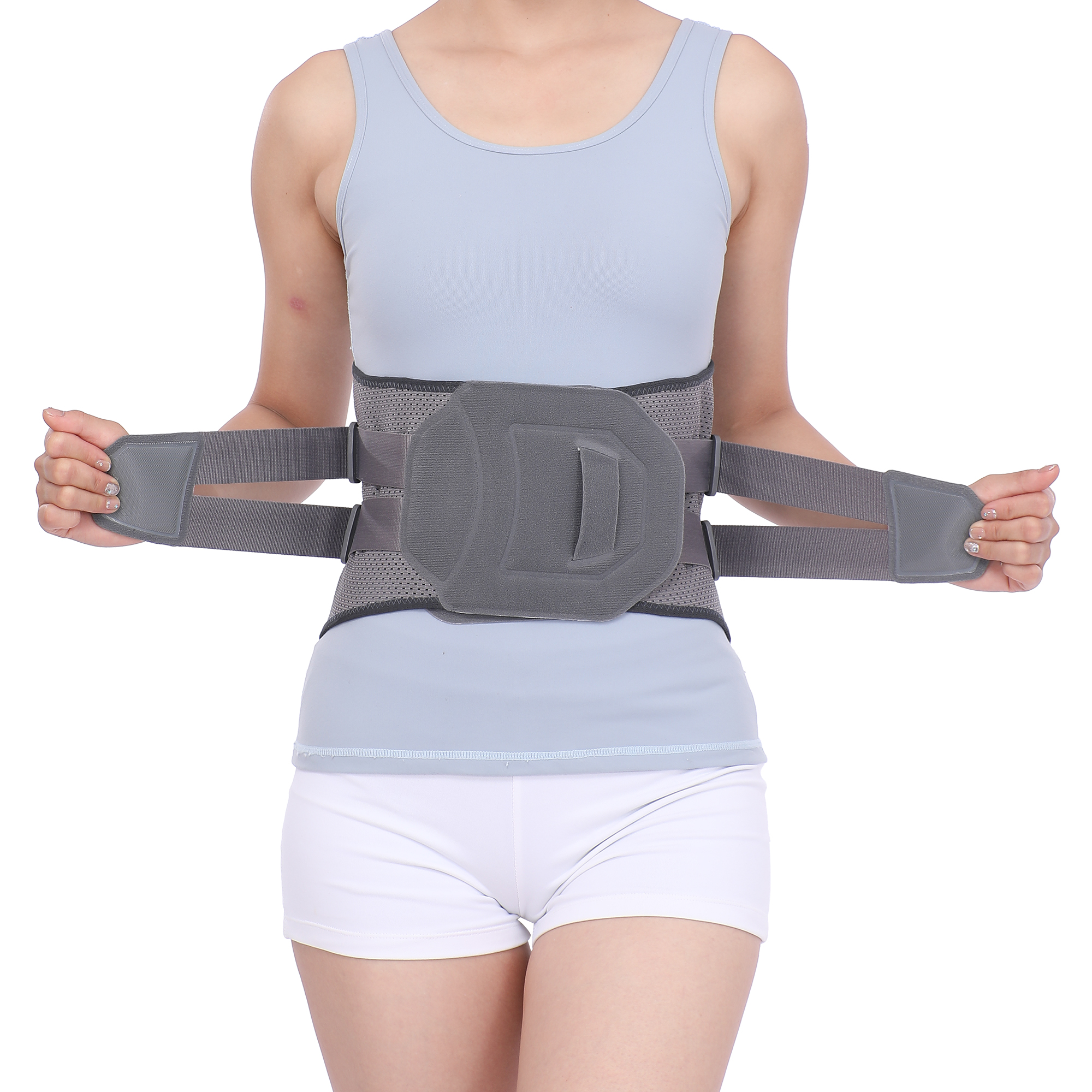 I-Lumbar Back Brace Waist Support Orthosis Adjustable Back Support