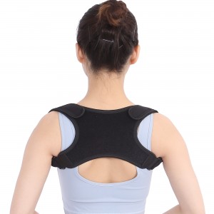 Adjustable Posture Corrector Neoprene Lumbar Back Support Shoulder Belt