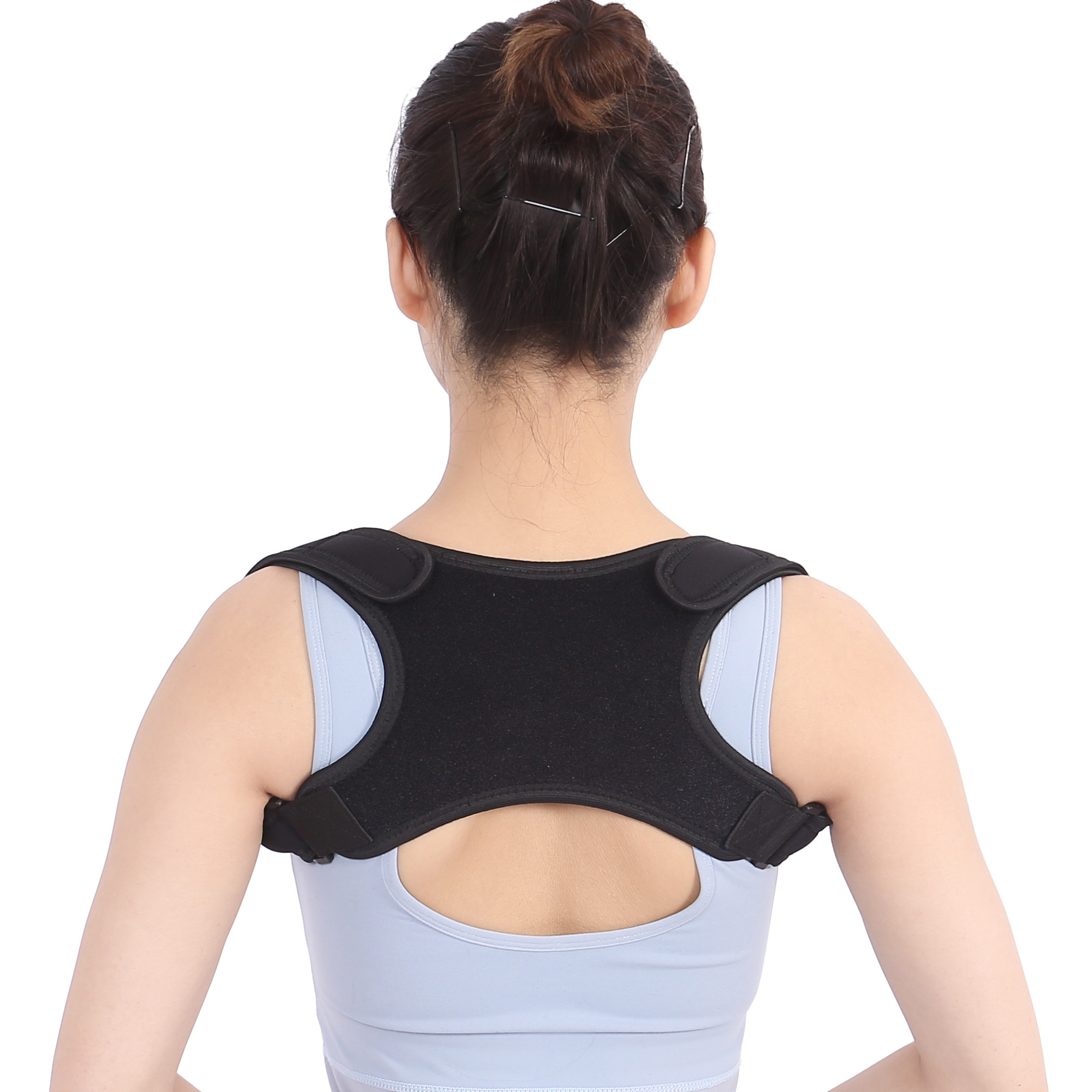 Ferstelbere Posture Corrector Neoprene Lumbar Back Support Shoulder Belt