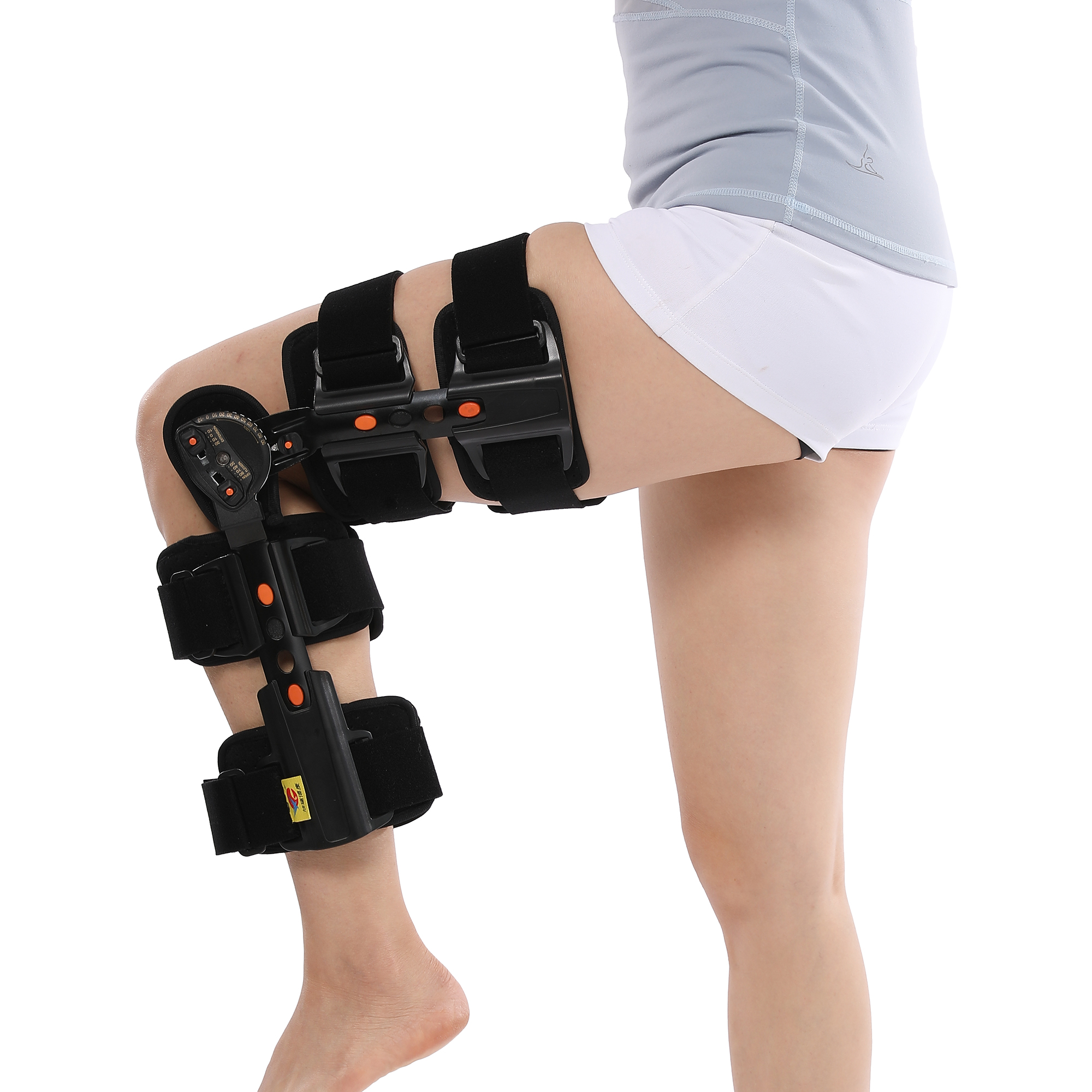 Dispozitiv de susținere a articulației genunchilor din aluminiu