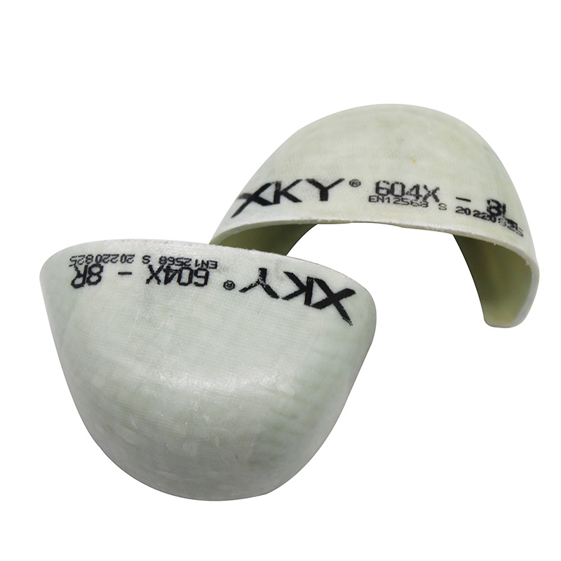 Penutup kaki gentian kaca untuk kasut keselamatan EN/CSA/ASTM standard XKY