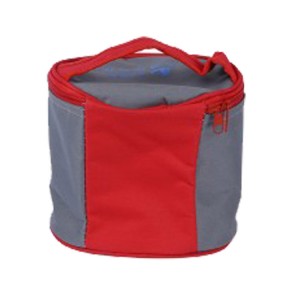 Customised fashion reusable round collapsible aluminum cooler bag