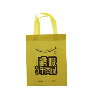 Factory new design laminated pp non woven shopping bag Custom Printed Logo Non Woven Bag Shopping Handle Bag