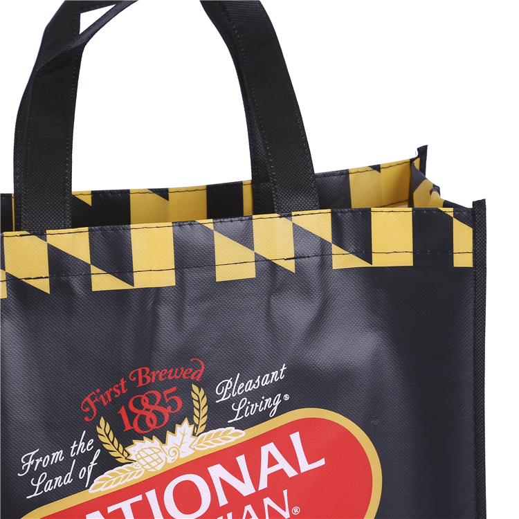 Vietnam offset printing ecological laminated non woven pp shopping tote bag