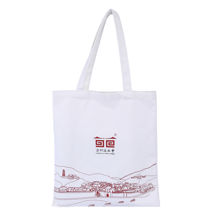 Interesting wholesale sublimation eco canvas bag fabric shopping bag